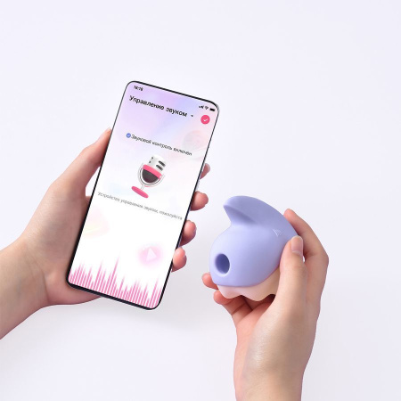 Вакуумный клиторальный смарт-стимулятор Magic Motion Unicorn Purple с вибрацией || Вакуумний кліторальний смарт-стимулятор Magic Motion Unicorn Purple з вібрацією