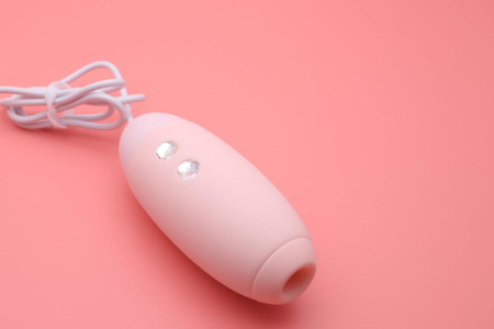 Вакуумный стимулятор с виброяйцом 2-в-1 KISTOY Miss VV Pink || Вакуумний стимулятор з віброяйцем 2-в-1 KISTOY Miss VV Pink