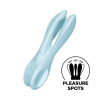 Клиторальный вибратор Satisfyer Threesome 1 Light Blue с тремя гибкими пальчиками