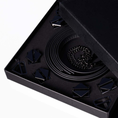 Набор из 8 ремней для связывания LOCKINK 8-Bondage-Straps Restraint Set - Black || Набір із 8 ременів для зв'язування LOCKINK 8-Bondage-Straps Restraint Set - Black