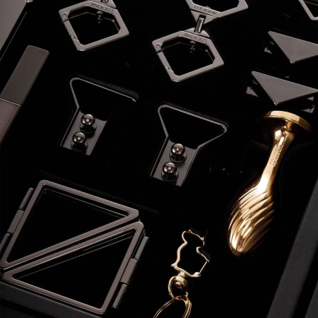 БДСМ-набор LOCKINK All-in-1 BDSM Play Kit - Black Color || БДСМ-набір LOCKINK All-in-1 BDSM Play Kit - Black Color