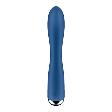 Вибратор-кролик с ротацией Satisfyer Spinning Rabbit 1 Blue, 3 мотора || Вібратор-кролик з ротацією Satisfyer Spinning Rabbit 1 Blue, 3 мотори