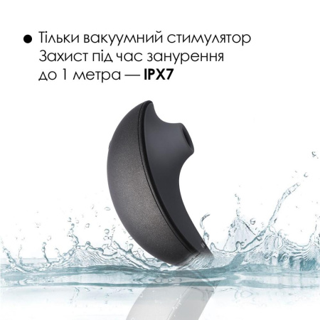 Вакуумный клиторальный смарт-стимулятор Svakom Pulse Galaxie Midnight Black, проектор звездного неба || Вакуумний кліторальний смарт-стимулятор Svakom Pulse Galaxie Midnight Black, проєктор зоряного неба