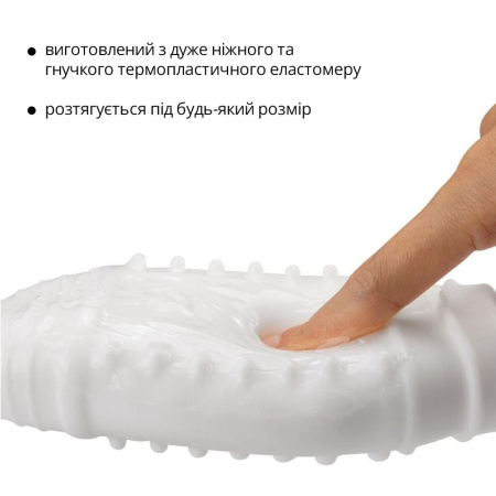 Мастурбатор Otouch DECOR 1-E, эффект всасывания, упругие зубчики || Мастурбатор Otouch DECOR 1-E, ефект всмоктування, пружні зубчики