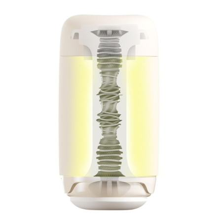 Мастурбатор TENGA PUFFY LATTE BROWN, ультрамягкий материал, многоразовый, сквозной || Мастурбатор TENGA PUFFY LATTE BROWN, ультрам’який матеріал, багаторазовий, наскрізний