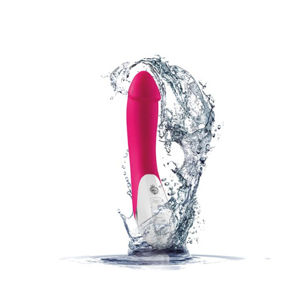 Мощный вибратор Mystim Terrific Truman Pink с двумя моторами и выраженной головкой || Потужний вібратор Mystim Terrific Truman Pink з двома моторами і вираженою головкою