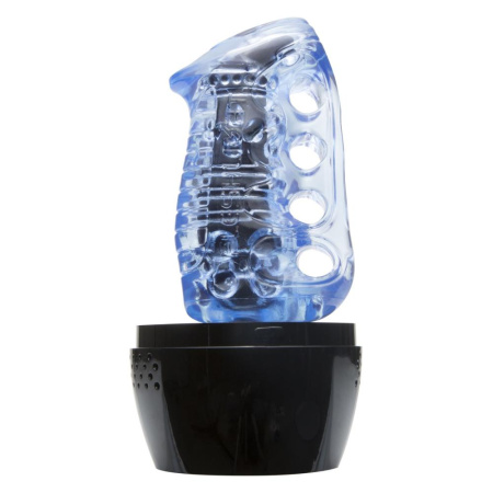 Мастурбатор Fleshlight Fleshskins Grip Blue Ice, надежная фиксация на руке, отлично для пар и минета || Мастурбатор Fleshlight Fleshskins Grip Blue Ice, надійна фіксація на руці, відмінно для пар та мінет