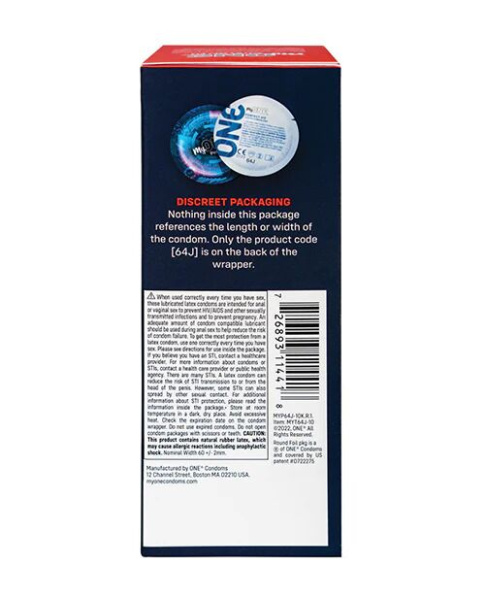 Презервативи MyONE Super Wide 10 шт, картонна коробка