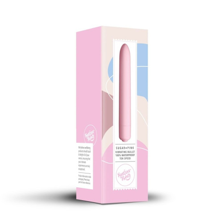 Мини-вибратор SugarBoo Sugar Pink, 10 уровней интенсивности || Мінівібратор SugarBoo Sugar Pink, 10 рівнів інтенсивності