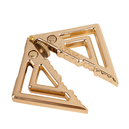 Зажимы для сосков с легкой подвеской LOCKINK Adjustable Nipple Clamps with Light Pendant - Golden || Затискачі для сосків з легкої підвіскою LOCKINK Adjustable Nipple Clamps with Light Pendant - Golden