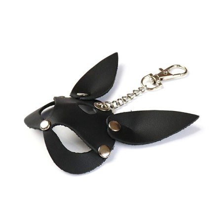 Брелок на карабине для ключей Art of Sex Bunny, черный || Брелок на карабіні для ключів Art of Sex Bunny, чорний