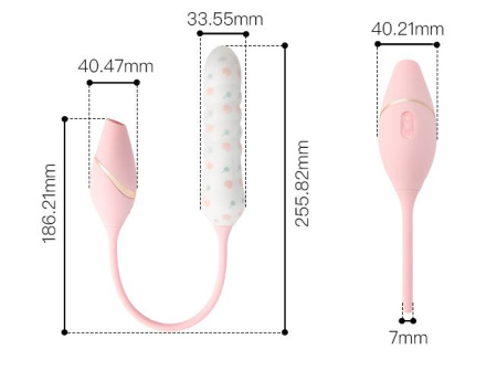 Пульсатор с вакуумным стимулятором KISTOY Cathy Plus на гибкой сцепке || Пульсатор з вакуумним стимулятором KISTOY Cathy Plus на гнучкій зчіпці