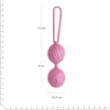Вагинальные шарики Adrien Lastic Geisha Lastic Balls Mini Pink (S), диаметр 3,4 см, масса 85 г || Вагінальні кульки Adrien Lastic Geisha Lastic Balls Mini Pink (S), діаметр 3,4 см, маса 85 г