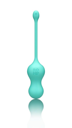 Виброяйцо для точки G с пультом управления Romp Cello Light Teal, водонепроницаемое || Віброяйце для точки G з пультом керування Romp Cello Light Teal, водонепроникне