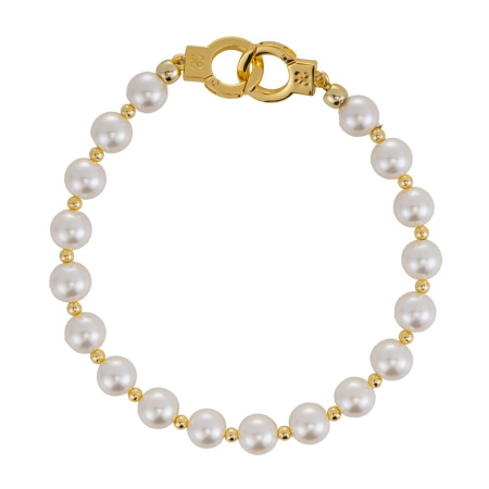 Жемчужные наручники и поножи LOCKINK Pearl Handcuffs & Anklecuffs || Перлинні наручники та поножі LOCKINK Pearl Bondage & Restraint Set