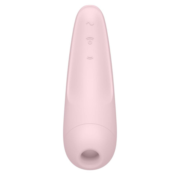 Вакуумний кліторальний стимулятор Satisfyer Curvy 2+ Pink з керуванням через інтернет