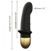 Вибратор Dorcel Mini Lover Black 2.0 перезаряжаемый, для точки G и массажа простаты || Вібратор Dorcel Mini Lover Black 2.0 перезаряджуваний, для точки G і масажу простати