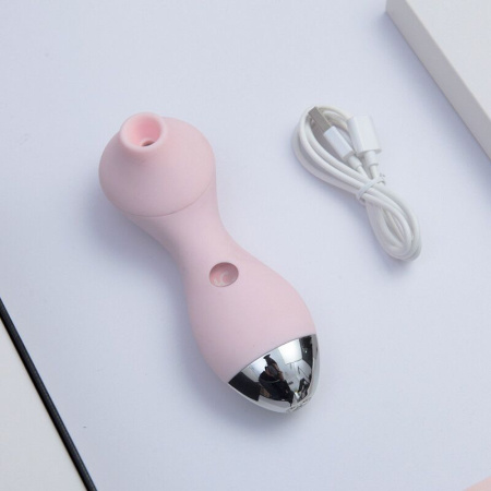 Вакуумный стимулятор KISTOY Polly Pink || Вакуумний стимулятор KISTOY Polly Pink