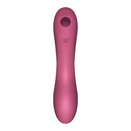 Вакуумный стимулятор с вибрацией Satisfyer Curvy Trinity 3 Red || Вакуумний стимулятор із вібрацією Satisfyer Curvy Trinity 3 Red