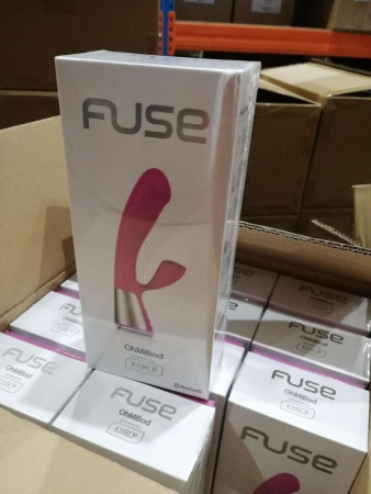 Интерактивный вибратор-кролик Ohmibod Fuse for Kiiroo Pink (мятая упаковка) || Інтерактивний вібратор-кролик Ohmibod Fuse for Kiiroo Pink (м'ята упаковка)