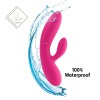 Гибкий вибратор кролик с двумя моторами FeelzToys Lea Rabbit Vibrator Rubine Red || Гнучкий вібратор кролик з двома моторами FeelzToys Lea Rabbit Vibrator Rubine Red