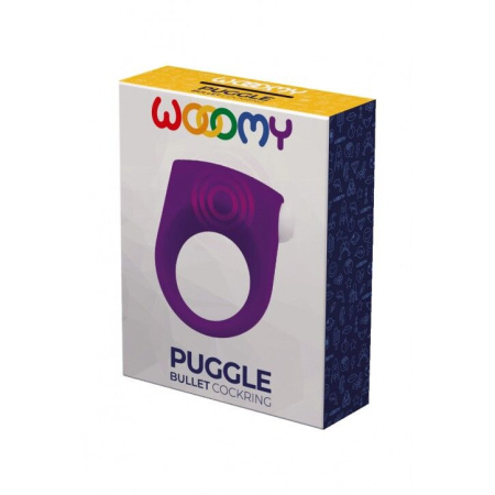 Эрекционное виброкольцо Wooomy Puggle, 1 виброрежим, диаметр 3–4,4 см || Ерекційне віброкільце Wooomy Puggle, 1 віброрежим, діаметр 3–4,4 см