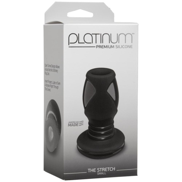 Анальный туннель Doc Johnson Platinum Premium Silicone — The Stretch — Small — Black