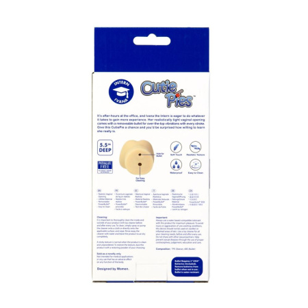 Мастурбатор-вагина Cutie Pies Intern Ivana Vagina Masturbator, вибропуля в подарок || Мастурбатор-вагіна Cutie Pies Ivana Vagina Masturbator Intern, віброкуля в подарунок