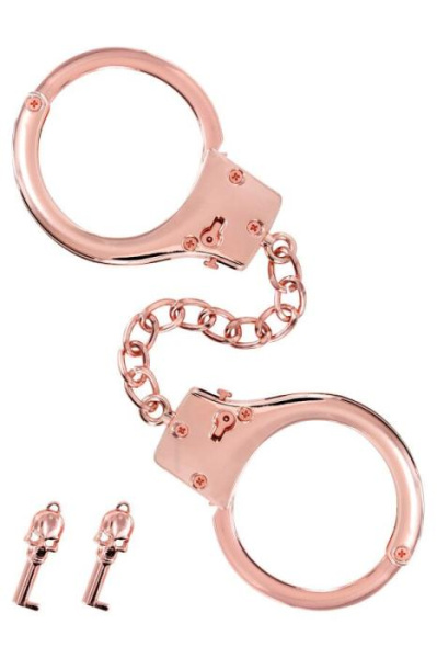 Наручники Fetish Tentation Premium Chick wrist cuffs in rose-gold metal