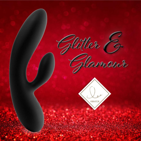 Гибкий вибратор кролик с двумя моторами FeelzToys Lea Rabbit Vibrator Black || Гнучкий вібратор кролик з двома моторами FeelzToys Lea Rabbit Vibrator Black