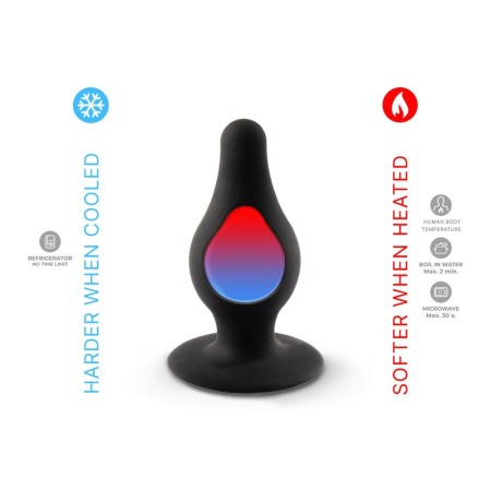 Анальная пробка SilexD (Model 2 size L) двухслойная, силикон+Silexpan, диаметр 4,5см || Анальна пробка SilexD (Model 2 size L) двошаровий, силікон+Silexpan, діаметр 4,5 см