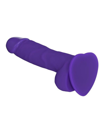 Реалистичный фаллоимитатор Strap-On-Me SOFT REALISTIC DILDO Violet - Size L || Реалістичний фалоімітатор Strap-On-Me SOFT REALISTIC DILDO Violet - Size L