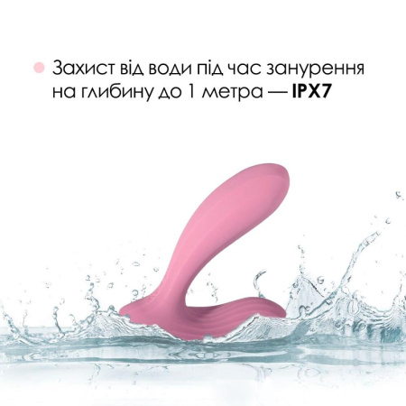 Смарт вибратор в трусики Svakom Erica Romantic Rose, очень гибкий, 2 мотора || Смарт вібратор в трусики Svakom Erica Romantic Rose, дуже гнучкий, 2 мотори