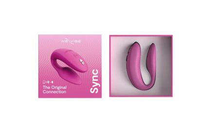 Смарт-вибратор для пар We-Vibe Sync 2 Rose, 10 виброрежимов, пульт ДУ || Смарт-вібратор для пар We-Vibe Sync 2 Rose, 10 віброрежимів, пульт ДК