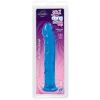 Фаллоимитатор Doc Johnson Jelly Jewels Dong & Suction Cup Blue, диаметр 3,6см, антибактериальный ПВХ || Фалоімітатор Doc Johnson Jelly Jewels Dong & Suction Cup Blue, діаметр 3,6 см, антибактеріальний ПВХ