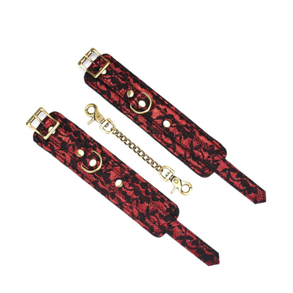 Наручники Liebe Seele Victorian Garden Wrist Cuff, кольца и соединительная цепочка