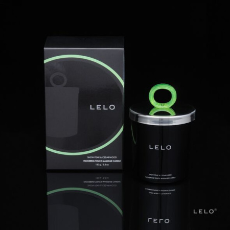 Массажная свеча LELO Massage Candle Snow Pear & Cedarwood, соевый воск, 36 часов горения || Масажна свічка LELO Massage Candle Snow Pear & Cedarwood, соєвий віск, 36 годин горіння