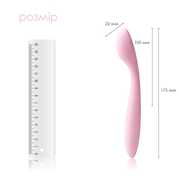 Стимулятор клитора и точки G  Svakom Keri Pale Pink