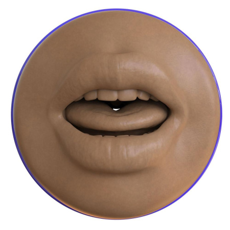 Мастурбатор-ротик Fleshlight Boost Blow Medium Dark Flesh з плаваючими кільцями