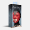 Маска сердце сетка с открытым ртом Feral Feelings - Hearts Mask Black/Red || Маска серце сітка з відкритим ротом Feral Feelings - Hearts Mask Black/Red