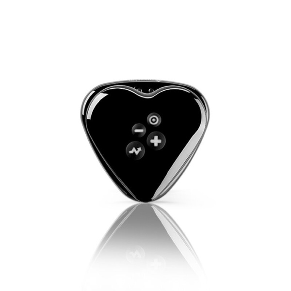 Вибратор для клитора с электростимуляцией Mystim Heart´s Desire Black Edition