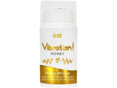 Жидкий вибратор Intt Vibration Honey (15 мл), густой гель, очень вкусный, действует до 30 мин || Рідкий вібратор Intt Vibration Honey (15 мл), густий гель, дуже смачний, діє до 30 хвилин