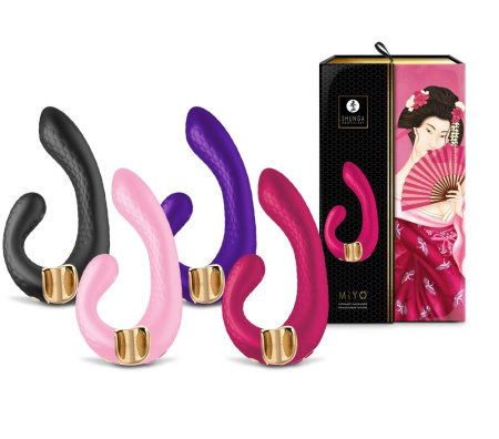 Вибратор-кролик Shunga Miyo Raspberry || Вібратор-кролик Shunga Miyo Raspberry