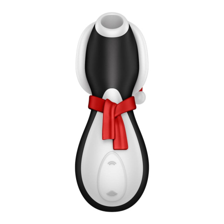 Вакуумный клиторальный стимулятор Satisfyer Penguin Holiday Edition, в шапочке и шарфе || Вакуумний кліторальний стимулятор Satisfyer Penguin Holiday Edition, у шапочці та шарфі