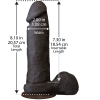 Фаллоимитатор Doc Johnson The Realistic Cock 8 inch Black - ULTRASKYN, Vack-U-Lock, диаметр 5,1см || Фалоімітатор Doc Johnson The Realistic Cock 8 inch Black - ULTRASKYN, Vack-U-Lock, діаметр 5,1 см
