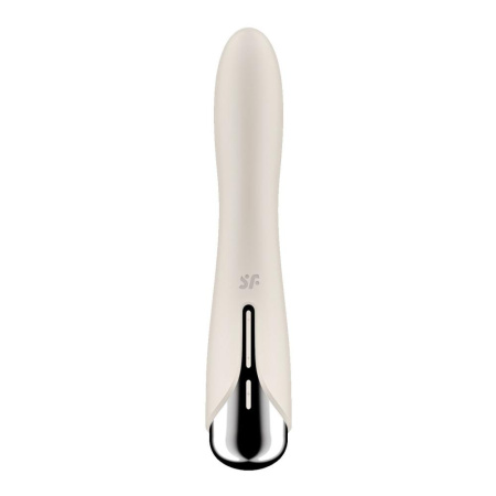 Вибратор точки G с вращением Satisfyer Spinning Vibe 1 Beige, 2 мотора || Вібратор точки G з обертанням Satisfyer Spinning Vibe 1 Beige, 2 мотори