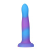 Светящийся в темноте фаллоимитатор ADDICTION Rave 8″ Glow in the Dark Dildo Blue Purple, 20,3 см || Фалоімітатор, що світиться в темряві, ADDICTION Rave 8″ Glow in the Dark Dildo Blue Purple, 20,3 см
