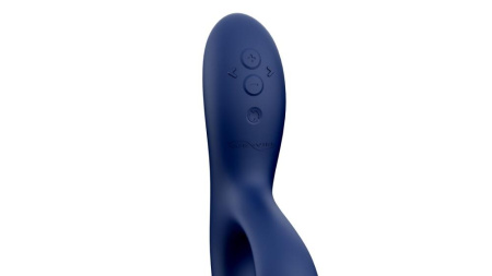 Смарт вибратор-кролик We-Vibe Nova Midnight Blue, эргономичный, регулируемый угол наклона ствола || Смарт вібратор-кролик We-Vibe Nova Midnight Blue, ергономічний, регульований кут нахилу стовбура
