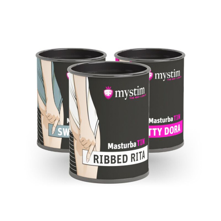 Мастурбатор-яйцо Mystim MasturbaTIN Ribbed Rita || Мастурбатор-яйце Mystim MasturbaTIN Ribbed Rita