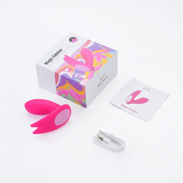 Смарт-вибратор Magic Motion Eidolon вагинально-клиторальный, 2 мотора, можно под одежду